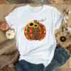 Buffalo Plaid Pumpkin Sunflower Autumn Fall Tshirt 2 Buffalo Plaid Pumpkin Sunflower Autumn Fall Tshirt