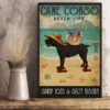 Cane Corso Beach Life Sandy Toes And Salty Kisses Dog Beach Poster 2 Cane Corso Beach Life Sandy Toes and Salty Kisses Dog Beach Poster