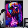 Cavalier Watercolor Splash Wallart Home Decor Poster
