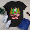 Christmas Dad Santa Claus Cat Xmas Gift Funny Tshirt
