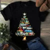 Christmas Tree Camper Vehicles Camping RVing Trailers Gift Unisex TShirt
