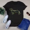 Cute Dachshund Dog Christmas Xmas Light Gift Tshirt