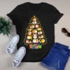 Cute Guinea Pig Christmas Light Xmas Tree Gift Tshirt