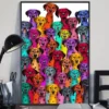 Dalmatian Multi Dogs Funny Home Decor Wall Art Poster