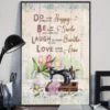 Do What Makes You Happy Laugh As Much As You Breathe Sewing Quilting Poster 3 Do What Makes You Happy Laugh as Much as You Breathe Sewing Quilting Poster