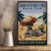 German Shorthaired Pointer Beach Club Beach Life Is Ruff Dog Beach Life Poster 3 German Shorthaired Pointer Beach Club Beach Life Is Ruff Dog Beach Life Poster