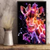 Giraffe Watercolor Home Decor Wallart Poster 3 Giraffe Watercolor Home Decor Wallart Poster