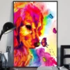 Golden Retriever Butterfly Watercolor Dog Home Decor Wallart Poster 2 Golden Retriever Butterfly Watercolor Dog Home Decor Wallart Poster