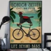 Gordon Setter Cycling Club Life Behind Bars Dog Poster 3 Gordon Setter Cycling Club Life Behind Bars Dog Poster