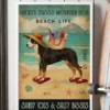 Greater Swiss Mountain Dog Beach Life Sandy Toes And Salty Kisses Dog Poster 3 Greater Swiss Mountain Dog Beach Life Sandy Toes and Salty Kisses Dog Poster
