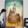 Greyhound Dog Whiskey Small Batch Funny Drink Dog Poster 3 Greyhound Dog Whiskey Small Batch Funny Drink Dog Poster