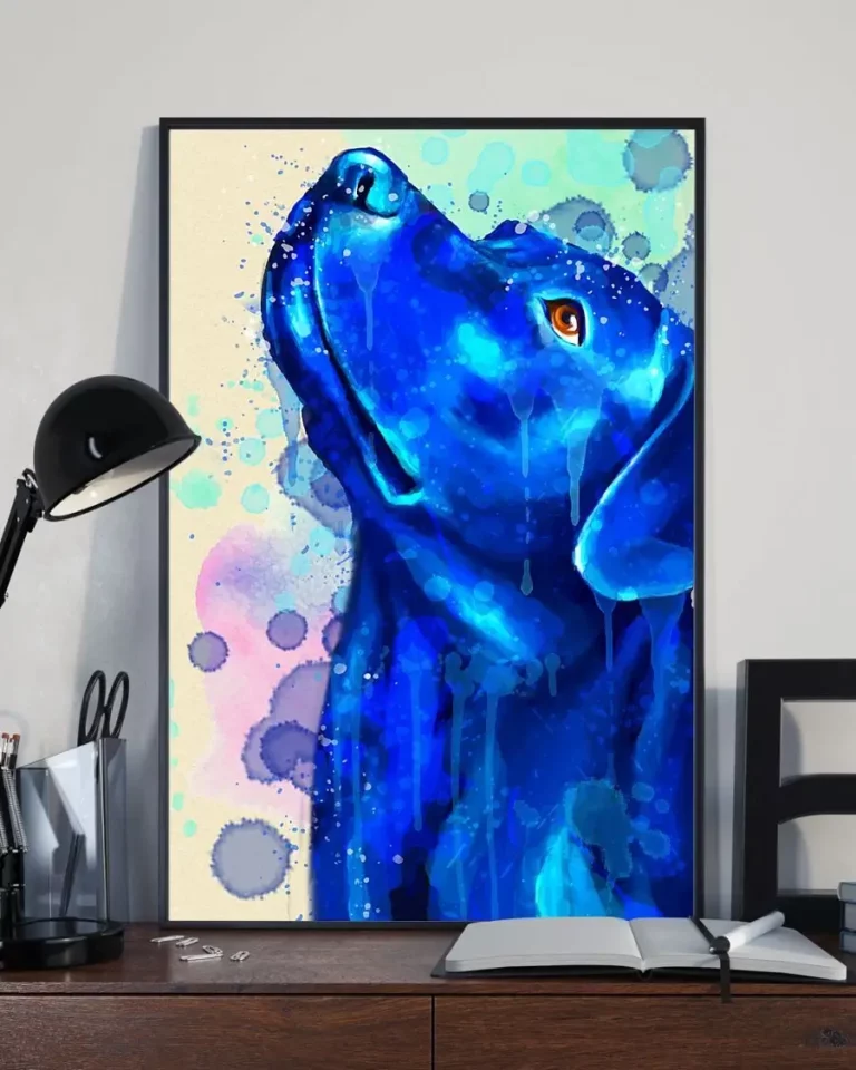 Labrador Retriever Water Color Home Decor Wallart Poster