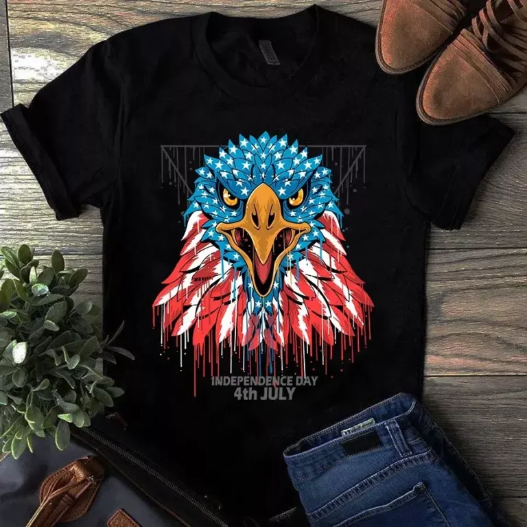 American Flag Eagle Independence Day 4th July tShirt