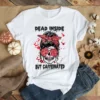 Dead Inside but Caffeinated Skull Mom Halloween Gift Tshirt