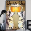 Double Dog Brewing Husky Beer Dog Funny Poster 2 Double Dog Brewing Husky Beer Dog Funny Poster