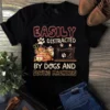 Easily Distracted By Dogs And Sewing Machines Sewing Quilting Tshirt 3 Easily Distracted by Dogs and Sewing Machines Sewing Quilting Tshirt