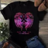 Faith Hope Love Breast Cancer Awareness Pink Wings Back Tshirt 2 Faith hope love breast cancer awareness pink wings back TShirt