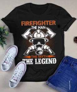 Firefighter The Man The Myth The Legend Gift Tshirt