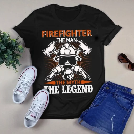 Firefighter The Man The Myth The Legend Gift Tshirt
