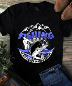 Fishing Is My Anger Managerment Tshirt