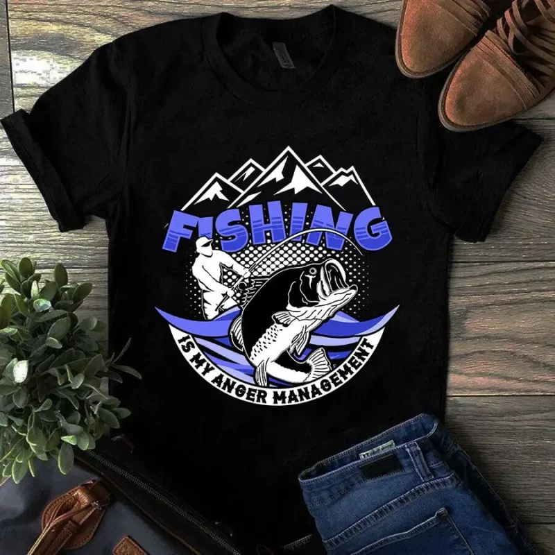 Fishing Is My Anger Managerment Tshirt