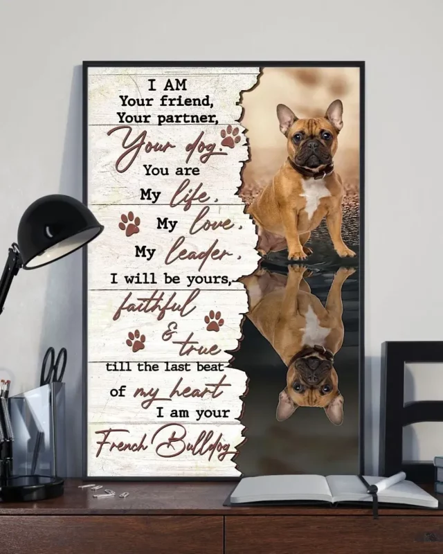 I Am Your Friend Your Partner Your Dog You Are My Life French Bulldog Poster