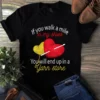 If You Walk A Mile In My Shoes You Will End Up In Yarn Store Sewing Quilting Tshirt 3 If You Walk a Mile in My Shoes You Will End Up in Yarn Store Sewing Quilting Tshirt