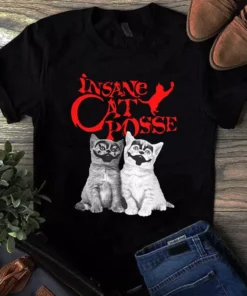 Insane Cat Posse - It Cat Halloween - It Meow - Tshirt