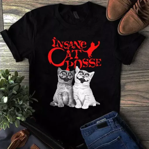 Insane Cat Posse - It Cat Halloween - It Meow - Tshirt