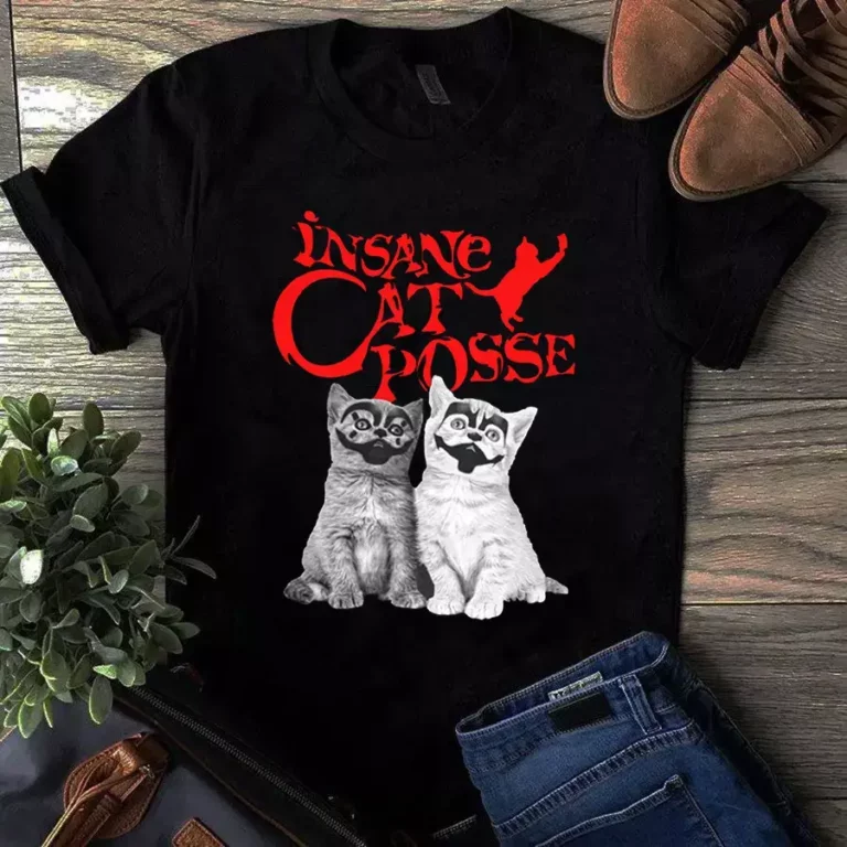 Insane cat posse IT Cat Halloween IT Meow Tshirt