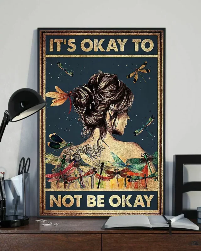 It’s Okay To Not Be Okay Dragonfly Girl Poster