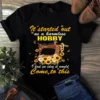 Its Started Out as a Harmless Hobby Sewing Machine Quilting Sunflower Tshirt