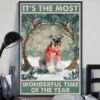 It's The Most Wonderful Time Of The Year Schnauzer Christmas Dog Poster 3 Its the Most Wonderful Time of the Year Schnauzer Christmas Dog Poster