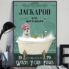 Jackapoo And Co Bath Soap Wash Your Paw Dog Poster 3 Jackapoo and Co Bath Soap Wash Your Paw Dog Poster