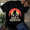 Keep It Squatchy Bigfoot Retro Vintage Tshirt 3 Keep It Squatchy Bigfoot Retro Vintage tShirt