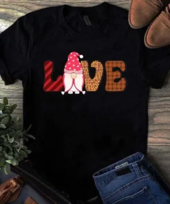 Love Cute Gnome Heart Lover Happy Valentine's Day Gift Tshirt