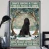 Once Upon A Time There Was A Girl Who Really Loved Dogs Gordon Setter Poster 2 Once Upon a Time There Was a Girl Who Really Loved Dogs Gordon Setter Poster