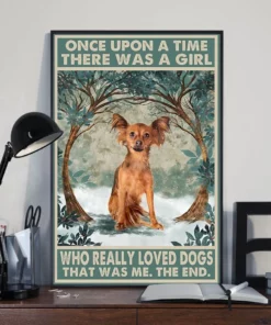 Once Upon A Time There Was A Girl Who Really Loved Dogs Russian Toy Poster