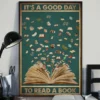 It's A Good Day To Read A Book Bookworm Wall Art Poster 3 Its A Good Day To Read A Book Bookworm Wall Art Poster