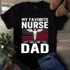 My Favorite Nurse Calls Me Dad Usa Flag Nurse Gift Tshirt 2 My Favorite Nurse Calls Me Dad USA Flag Nurse Gift Tshirt