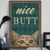 Nice Butt Vintage Cat Meow Poster 2 Nice Butt Vintage Cat Meow Poster