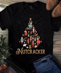 Nutcracker Christmas Tree Xmas Gift Tshirt