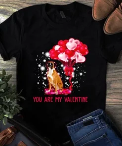 You Are My Valentine Boxer Dog Christmas Tshirt