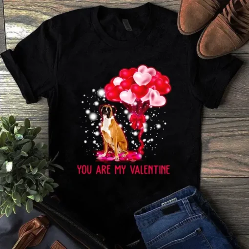 You Are My Valentine Boxer Dog Christmas Tshirt