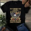 Im a Grumpy Old Army Veteran Eagle Usa Flag Veteran Gift Tshirt