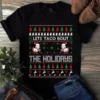 Lets Taco Bout the Holidays Christmas Xmas Gift Funny Tshirt