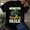 Monster Trucks Rule Trucker Truck Driver Gift Tshirt 3 Monster Trucks Rule Trucker Truck Driver Gift Tshirt