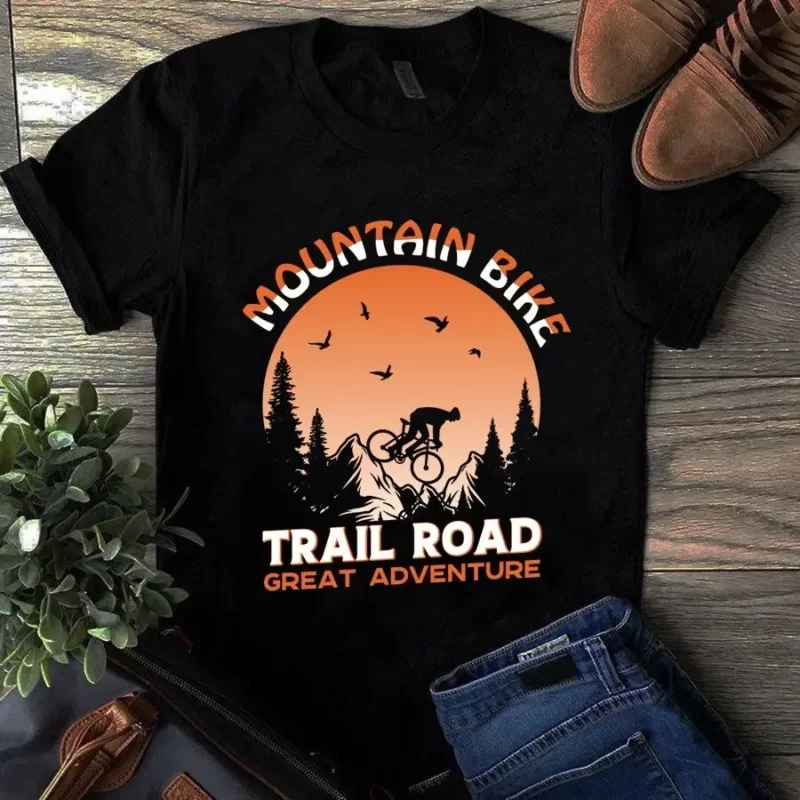 Moutain Bike Trail Road Great Adventure Tshirt