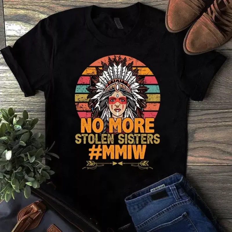 No More Stolen Sister Vintage Native American Gift Tshirt