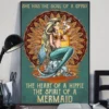 She Has the Soul of a Gypsy the Heart of a Hippie the Spirit of a Mermaid Poster